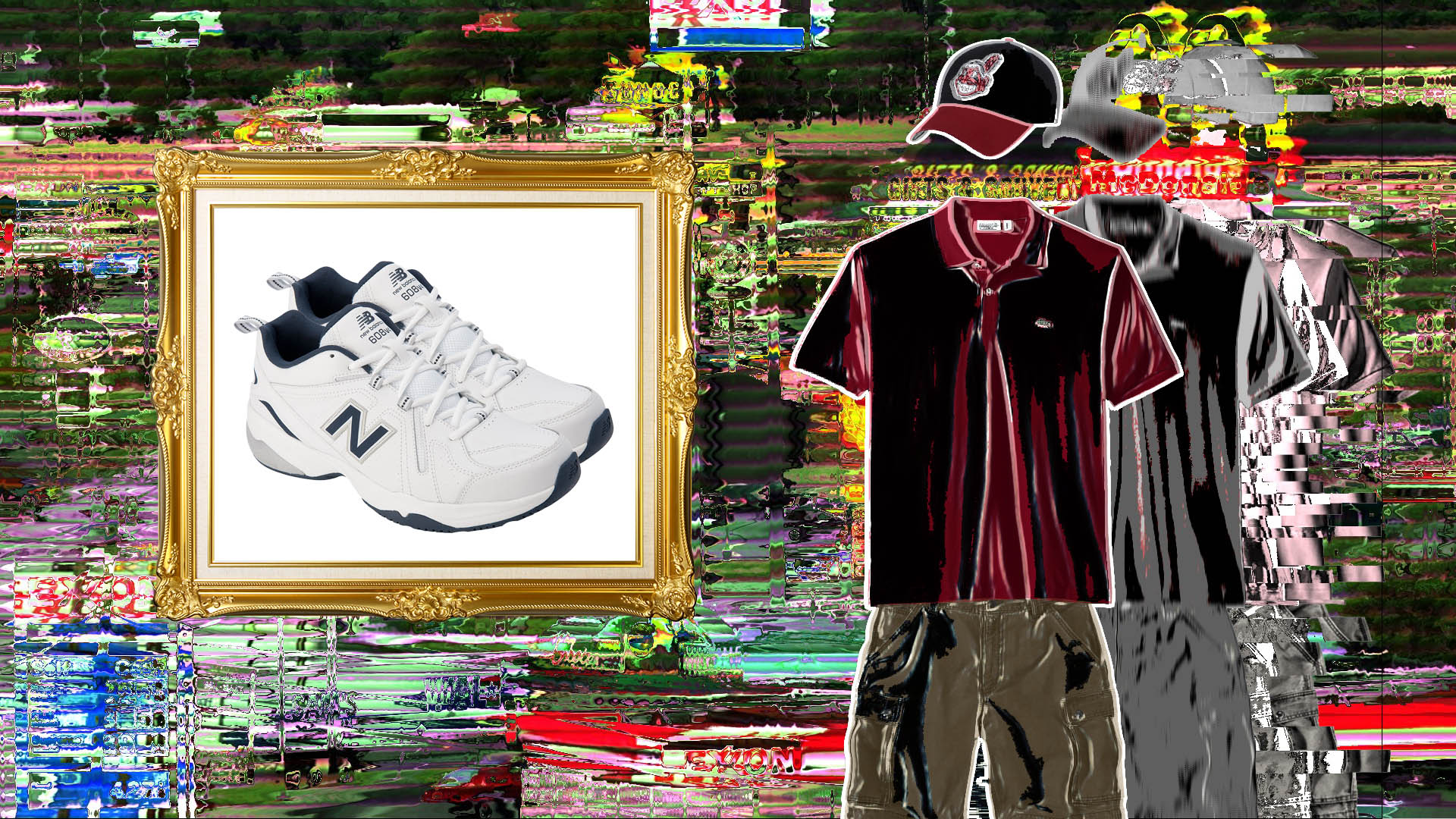 digital art of man with shoes
