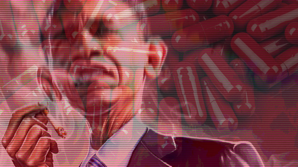 Barack Obama smoking photo edit